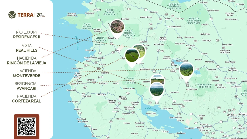 Mapa proyectos activos